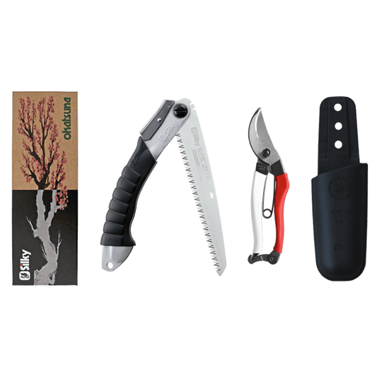 Okatsune 103 Pruning Shears and Silky Saw Set